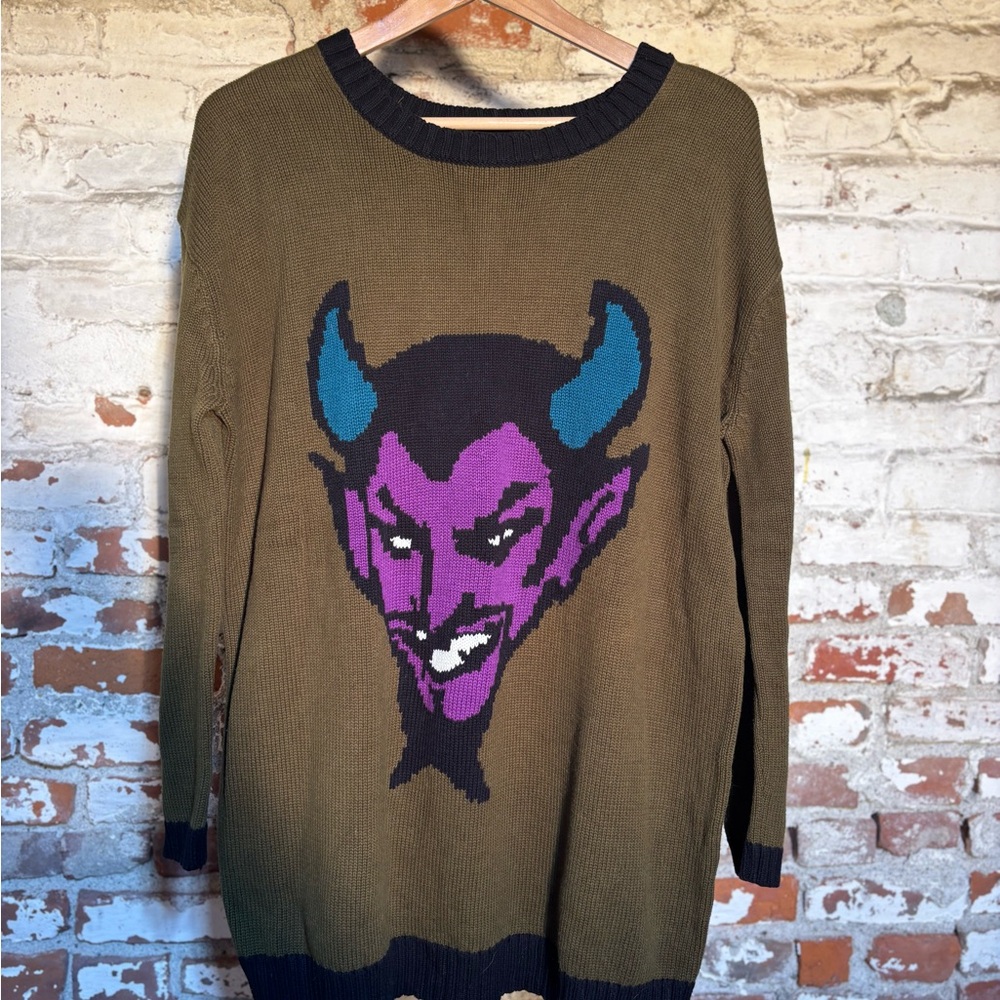 Betsy Johnson Graphic Devil Sweater